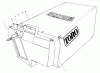 Toro 22040 - Lawnmower, 1997 (7900001-7999999) Ersatzteile GRASS BAG ASSEMBLY NO. 11-5609