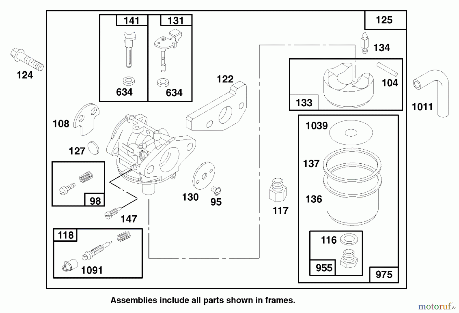 Toro Neu Mowers, Walk-Behind Seite 2 22141 - Toro Lawnmower, 1997 (790000001-799999999) ENGINE GTS 150 #3