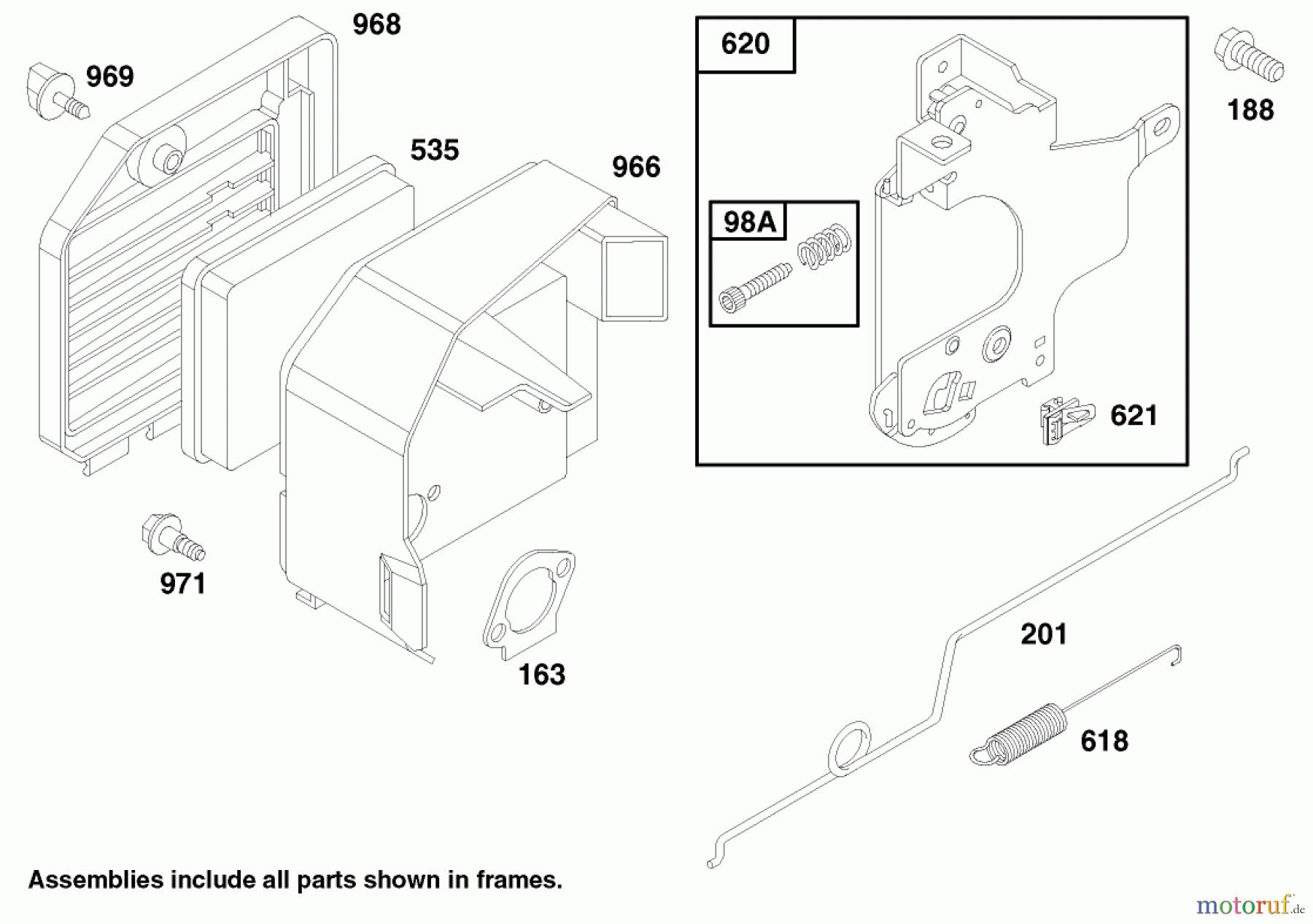 Toro Neu Mowers, Walk-Behind Seite 2 22141 - Toro Lawnmower, 1997 (790000001-799999999) ENGINE GTS 150 #4
