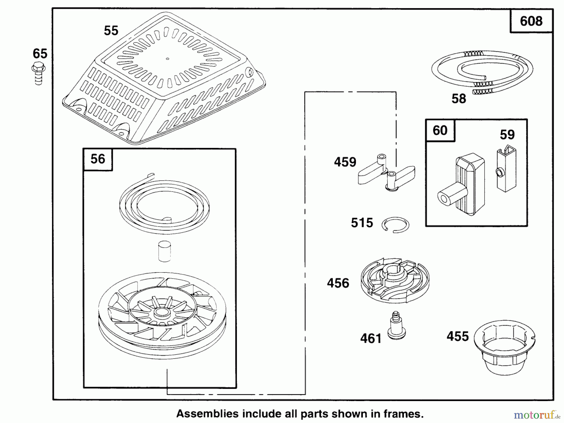 Toro Neu Mowers, Walk-Behind Seite 2 22145 - Toro Lawnmower, 1996 (69000001-69999999) ENGINE GTS 150 #5