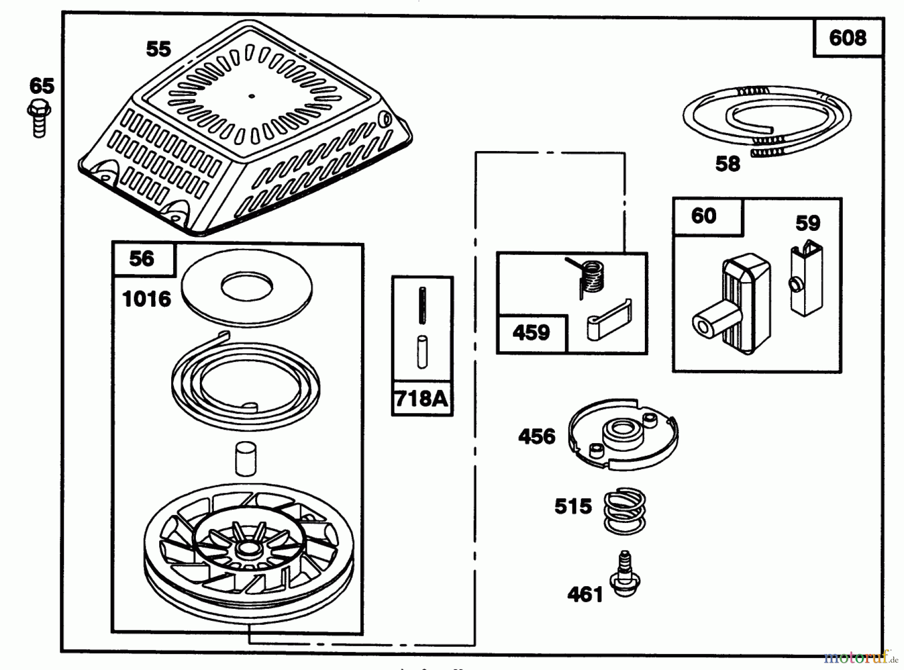  Toro Neu Mowers, Walk-Behind Seite 2 22151 - Toro Lawnmower, 1993 (3900001-3900855) ENGINE GTS 150 77-9140 #5