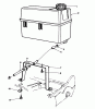 Toro 22151 - Lawnmower, 1993 (3900856-3999999) Ersatzteile GAS TANK ASSEMBLY