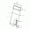 Toro 22151 - Lawnmower, 1993 (3900856-3999999) Ersatzteile HANDLE ASSEMBLY