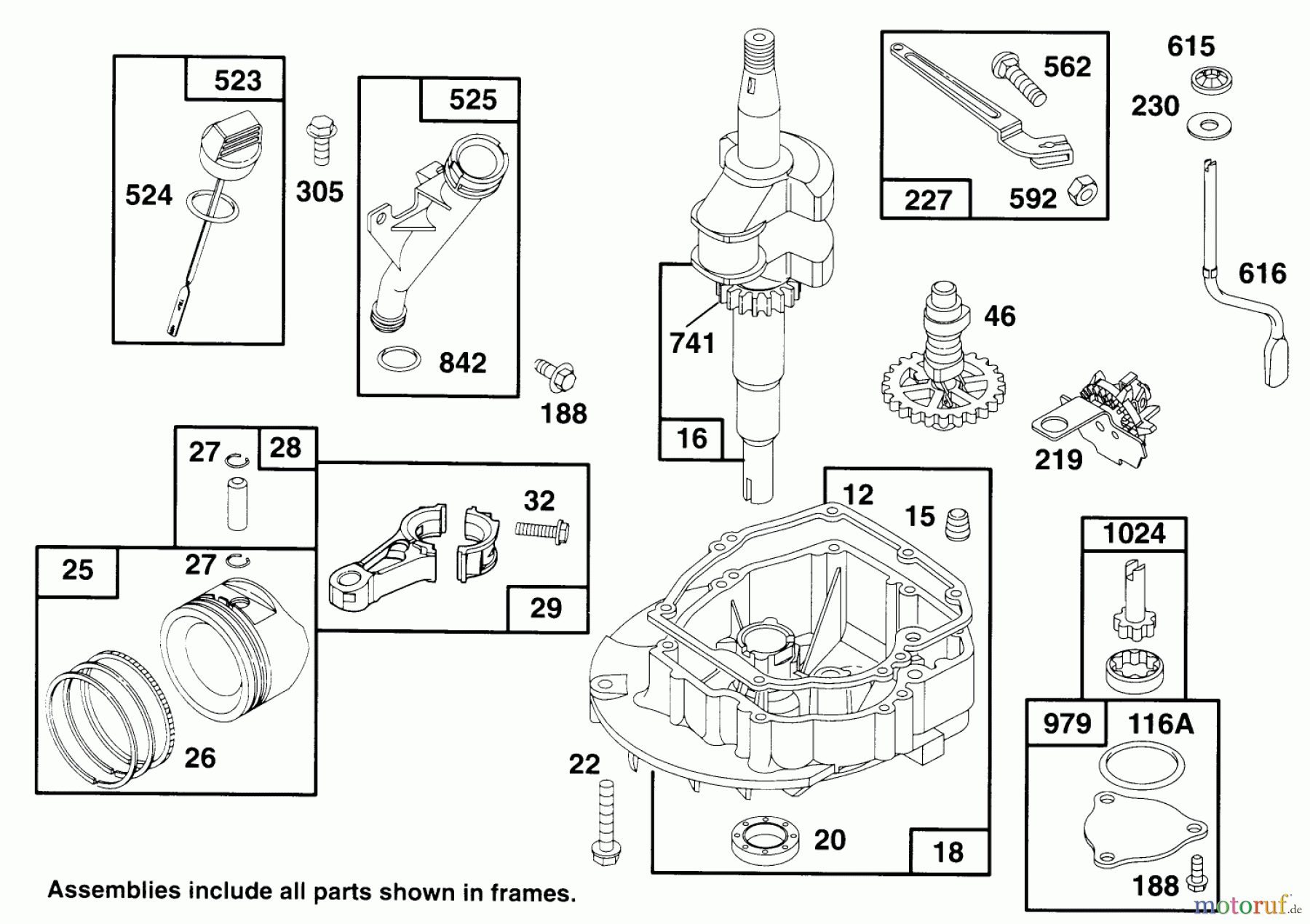 Toro Neu Mowers, Walk-Behind Seite 2 22151 - Toro Lawnmower, 1995 (5900001-5999999) ENGINE GTS 150 #2