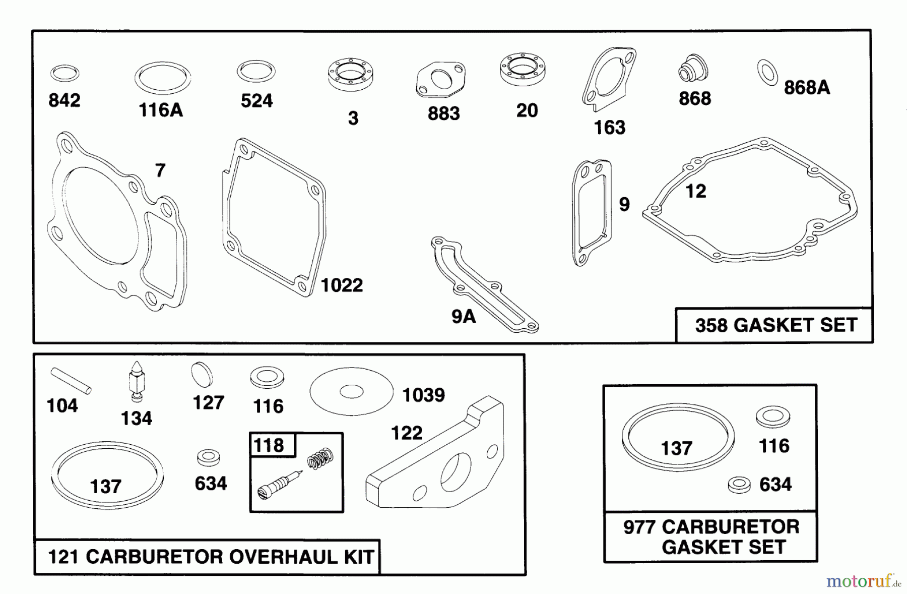 Toro Neu Mowers, Walk-Behind Seite 2 22151 - Toro Lawnmower, 1994 (4900001-4999999) ENGINE GTS 150 #8