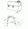 Toro 22151 - Lawnmower, 1994 (4900001-4999999) Ersatzteile GAS TANK ASSEMBLY