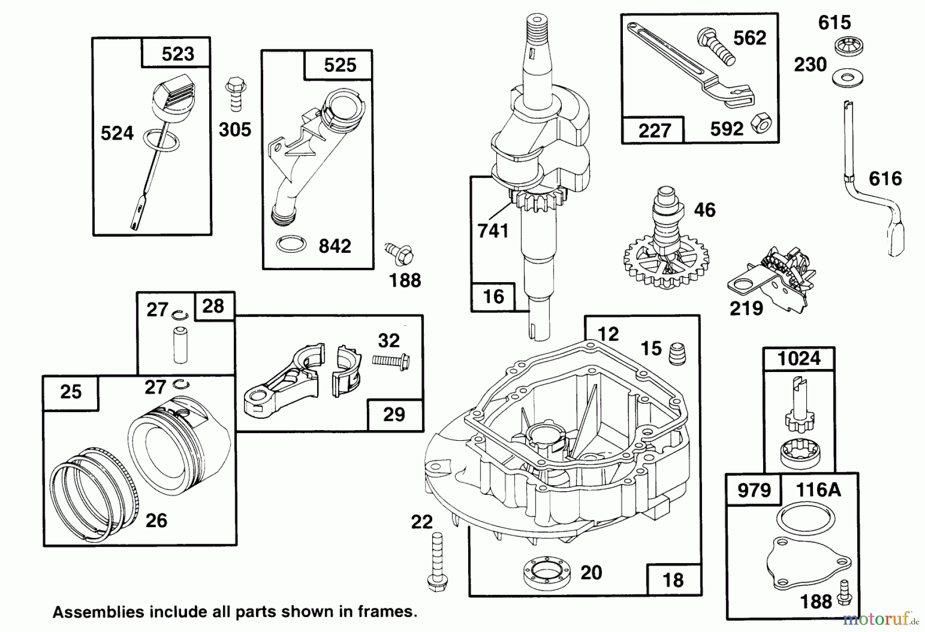 Toro Neu Mowers, Walk-Behind Seite 2 22151 - Toro Lawnmower, 1996 (6900001-6999999) ENGINE GTS 150 #2