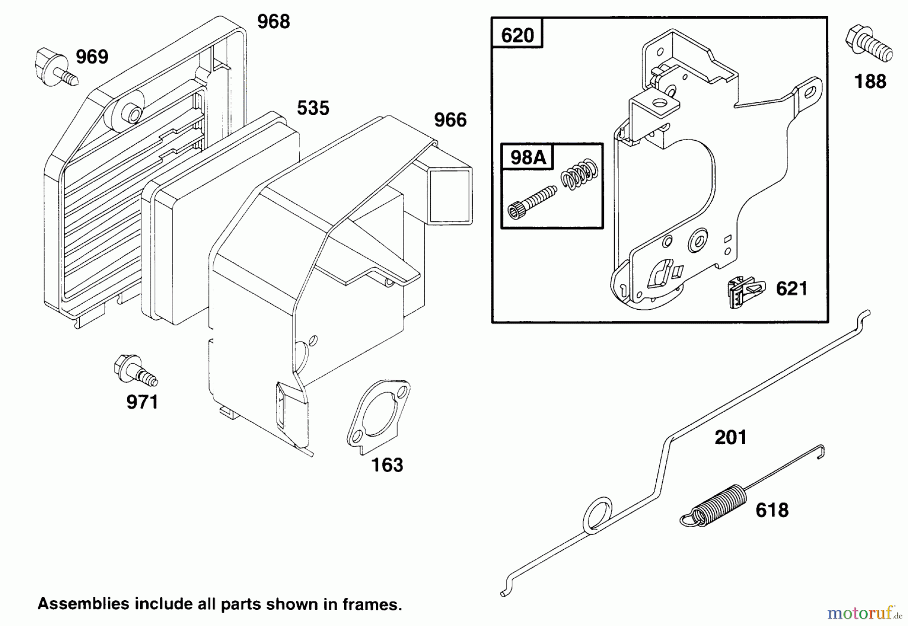Toro Neu Mowers, Walk-Behind Seite 2 22151 - Toro Lawnmower, 1996 (6900001-6999999) ENGINE GTS 150 #4