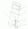 Toro 22151 - Lawnmower, 1996 (6900001-6999999) Ersatzteile HANDLE ASSEMBLY