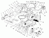 Toro 22151 - Lawnmower, 1996 (6900001-6999999) Ersatzteile HOUSING ASSEMBLY