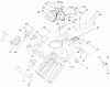 Toro 22158 - Recycler Rear Bagger Mower, 1999 (9900001-9999999) Ersatzteile HOUSING ASSEMBLY