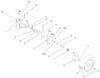 Toro 22158 - Recycler Rear Bagger Mower, 1999 (9900001-9999999) Ersatzteile REAR WHEEL & GEAR CASE ASSEMBLY