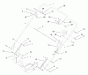 Toro 22160 - Recycler Mower, 1998 (8900001-8999999) Ersatzteile HANDLE ASSEMBLY