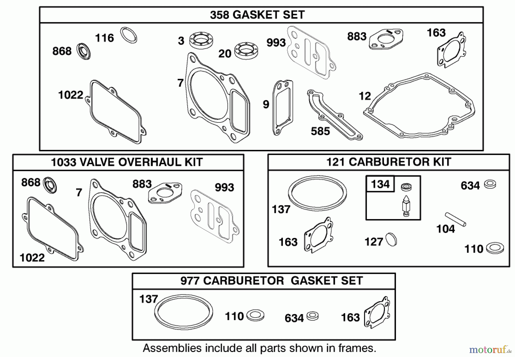  Toro Neu Mowers, Walk-Behind Seite 2 22161 - Toro Recycler Mower, 2001 (210000001-210999999) ENGINE GTS-200 #9