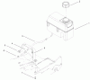 Toro 22161 - Recycler Mower, 2001 (210000001-210999999) Ersatzteile GAS TANK ASSEMBLY