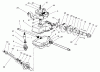 Toro 22161 - Recycler Mower, 2001 (210000001-210999999) Ersatzteile GEAR CASE ASSEMBLY NO. 74-1860