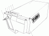 Toro 22161 - Recycler Mower, 2001 (210000001-210999999) Ersatzteile GRASS BAGGING ASSEMBLY NO. 99-2535