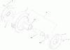 Toro 22161 - Recycler Mower, 2001 (210000001-210999999) Ersatzteile REAR WHEEL & TIRE ASSEMBLY NO. 74-1720