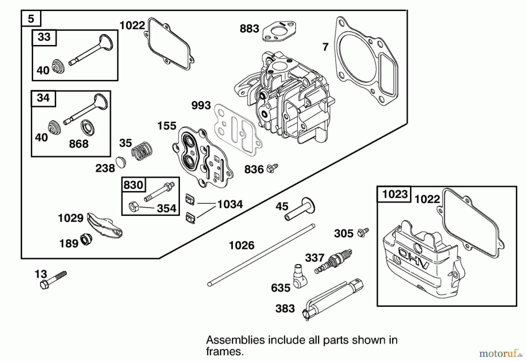  Toro Neu Mowers, Walk-Behind Seite 2 22162 - Toro Recycler Mower, 1998 (8900001-8999999) ENGINE GTS-200 #2