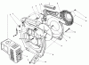 Toro 30935 - 20cc Hand Held Blower, 1992 (2000001-2999999) Ersatzteile BLOWER HOUSING ASSEMBLY