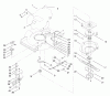 Toro 22162 - Recycler Mower, 2001 (210000001-210999999) Ersatzteile ENGINE AND BLADE AND BRAKE CLUTCH ASSEMBLY