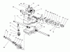 Toro 22162 - Recycler Mower, 2001 (210000001-210999999) Ersatzteile GEAR CASE ASSEMBLY NO. 74-1861