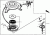 Toro 22167 - 21" Heavy-Duty Recycler/Rear Bagger Lawnmower, 2006 (260000001-260999999) Ersatzteile RECOIL STARTER ASSEMBLY HONDA GXV160K1-A1T