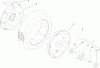 Toro 22168 - 21" Heavy-Duty Recycler/Rear Bagger Lawnmower, 2005 (250000001-250999999) Ersatzteile REAR WHEEL ASSEMBLY