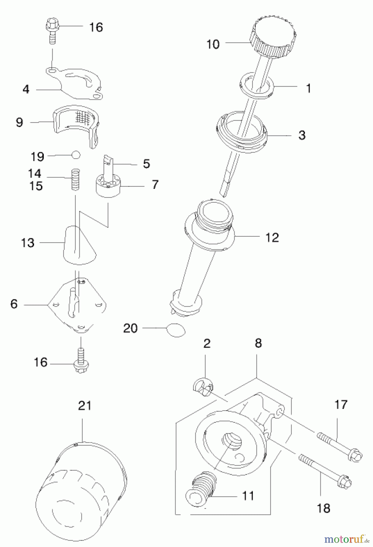  Toro Neu Mowers, Walk-Behind Seite 2 22170 - Toro Recycler Mower, 2000 (200000001-200999999) LUBRICATION EQUIPMENT
