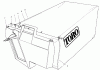 Toro 22170 - Recycler Mower, 2002 (220000001-220999999) Ersatzteile BAGGING ASSEMBLY NO. 99-2535