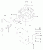 Toro 22170 - Recycler Mower, 2002 (220000001-220999999) Ersatzteile FLYWHEEL/IGNITION ASSEMBLY