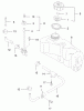 Toro 22170 - Recycler Mower, 2002 (220000001-220999999) Ersatzteile FUEL TANK AND VALVE ASSEMBLY