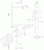 Toro 22170 - Recycler Mower, 2002 (220000001-220999999) Ersatzteile PISTON/CRANKSHAFT ASSEMBLY