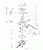 Toro 30940 - 40cc Back Pack Blower, 1985 (5000001-5999999) Ersatzteile CARBURETOR ASSEMBLY