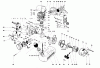 Toro 30940 - 40cc Back Pack Blower, 1985 (5000001-5999999) Ersatzteile ENGINE ASSEMBLY