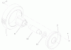 Toro 22171 - Recycler Mower, 2003 (230000001-230999999) Ersatzteile FRONT WHEEL AND TIRE ASSEMBLY