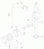 Toro 22171 - Recycler Mower, 2003 (230000001-230999999) Ersatzteile PISTON AND CRANKSHAFT ASSEMBLY