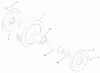 Toro 22171 - Recycler Mower, 2003 (230000001-230999999) Ersatzteile REAR WHEEL AND TIRE ASSEMBLY NO. 74-1720