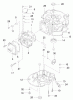 Toro 22172 - Recycler Mower, 2003 (230000001-230999999) Ersatzteile CYLINDER AND CRANKCASE ASSEMBLY