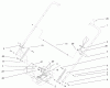 Toro 22172 - Recycler Mower, 2003 (230000001-230999999) Ersatzteile HANDLE ASSEMBLY