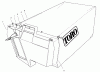 Toro 22175 - 21" Heavy-Duty Recycler/Rear Bagger Lawnmower, 2004 (240000001-240999999) Ersatzteile GRASS BAG ASSEMBLY NO. 106-0975