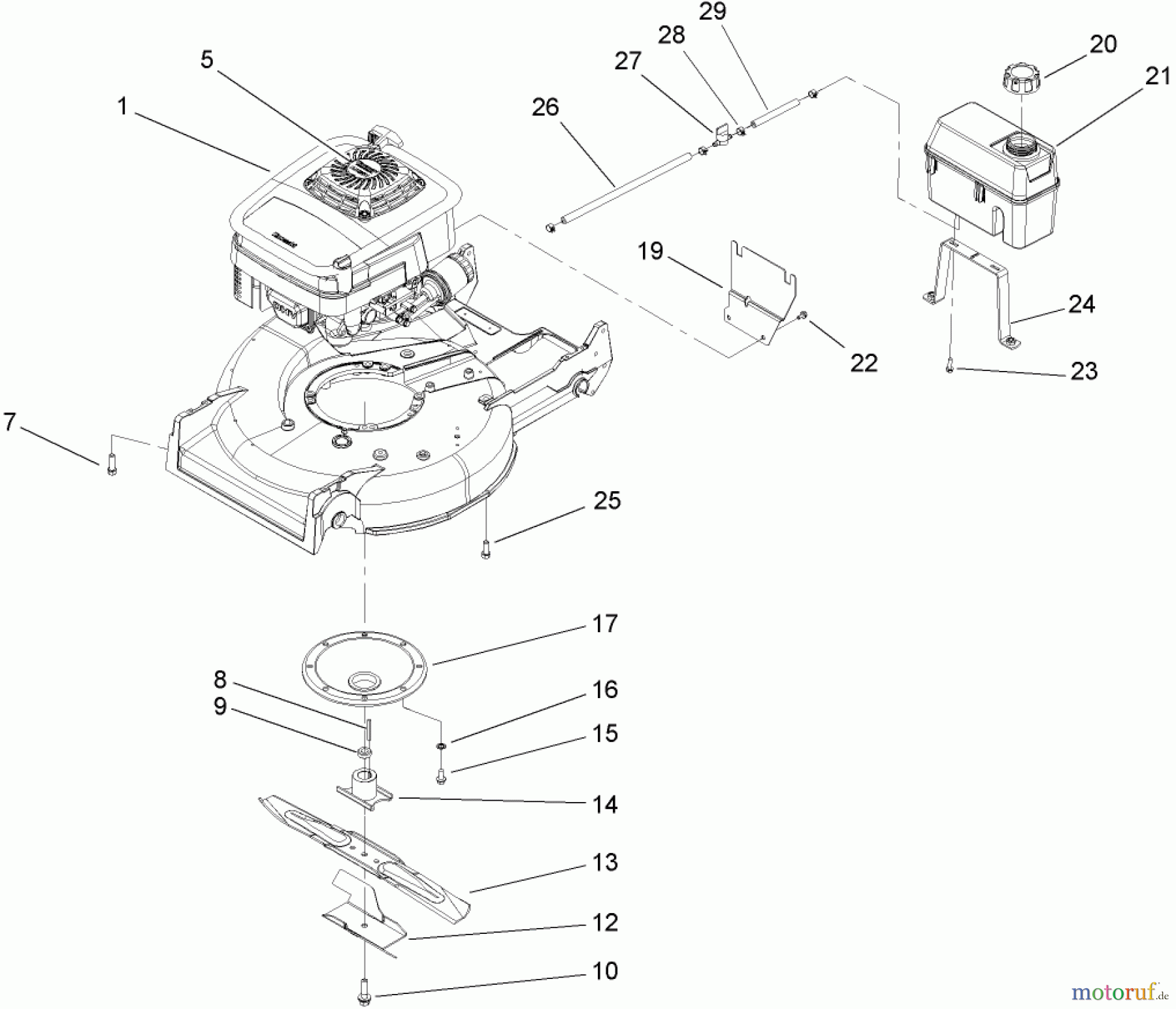  Toro Neu Mowers, Walk-Behind Seite 2 22175 - Toro 21