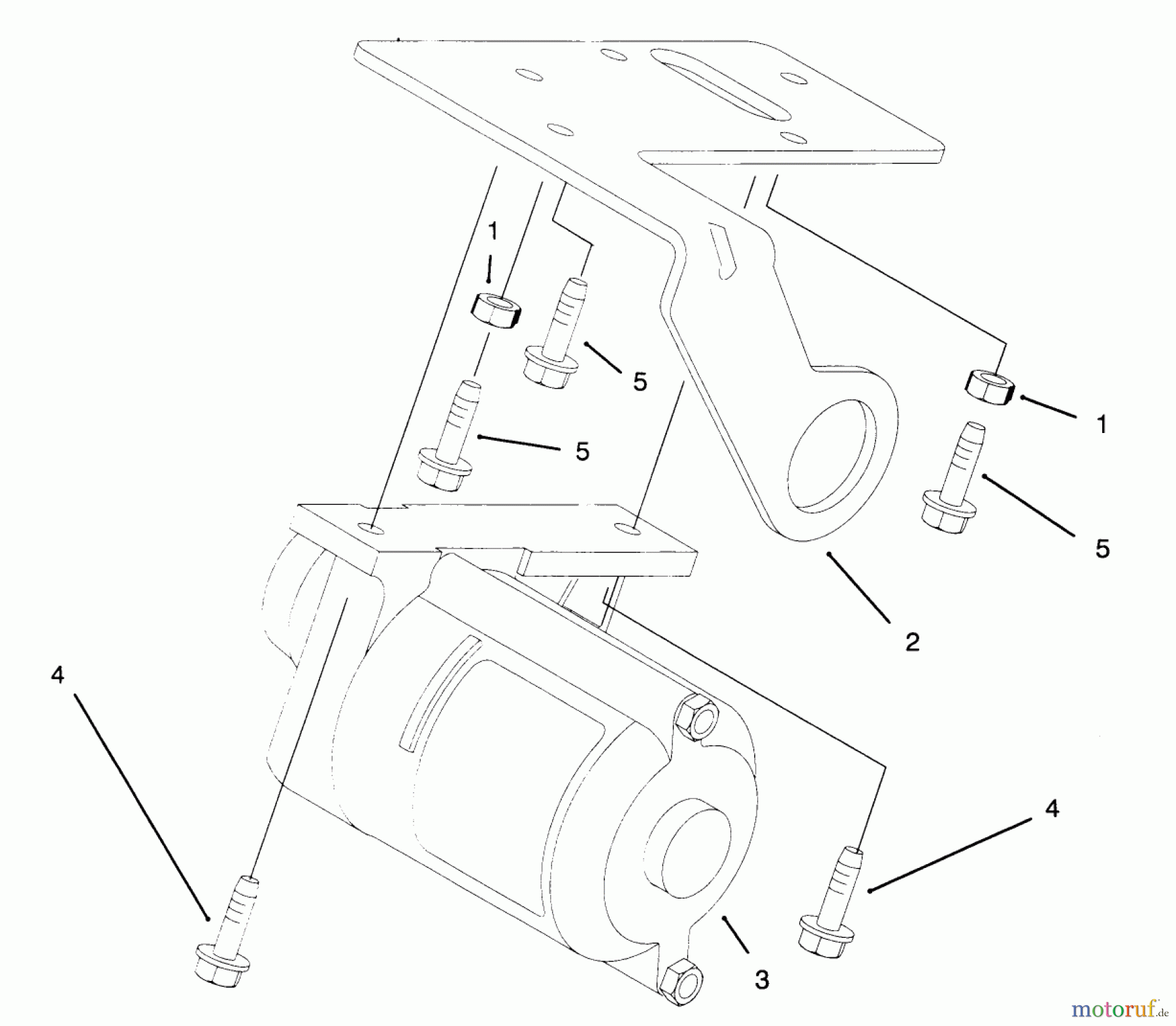 Toro Neu Accessories 92-6021 - Toro Replacement Starter MOUNTING BRACKET ASSEMBLY