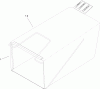 Toro 22178 - 21" Heavy-Duty Rear Bagger Lawnmower, 2006 (260000001-260004000) Ersatzteile GRASS BAG ASSEMBLY