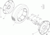 Toro 22188 - 21" Heavy-Duty Recycler/Rear Bagger Lawn Mower, 2010 (310000001-310999999) Ersatzteile FRONT WHEEL AND TIRE ASSEMBLY NO. 100-2870