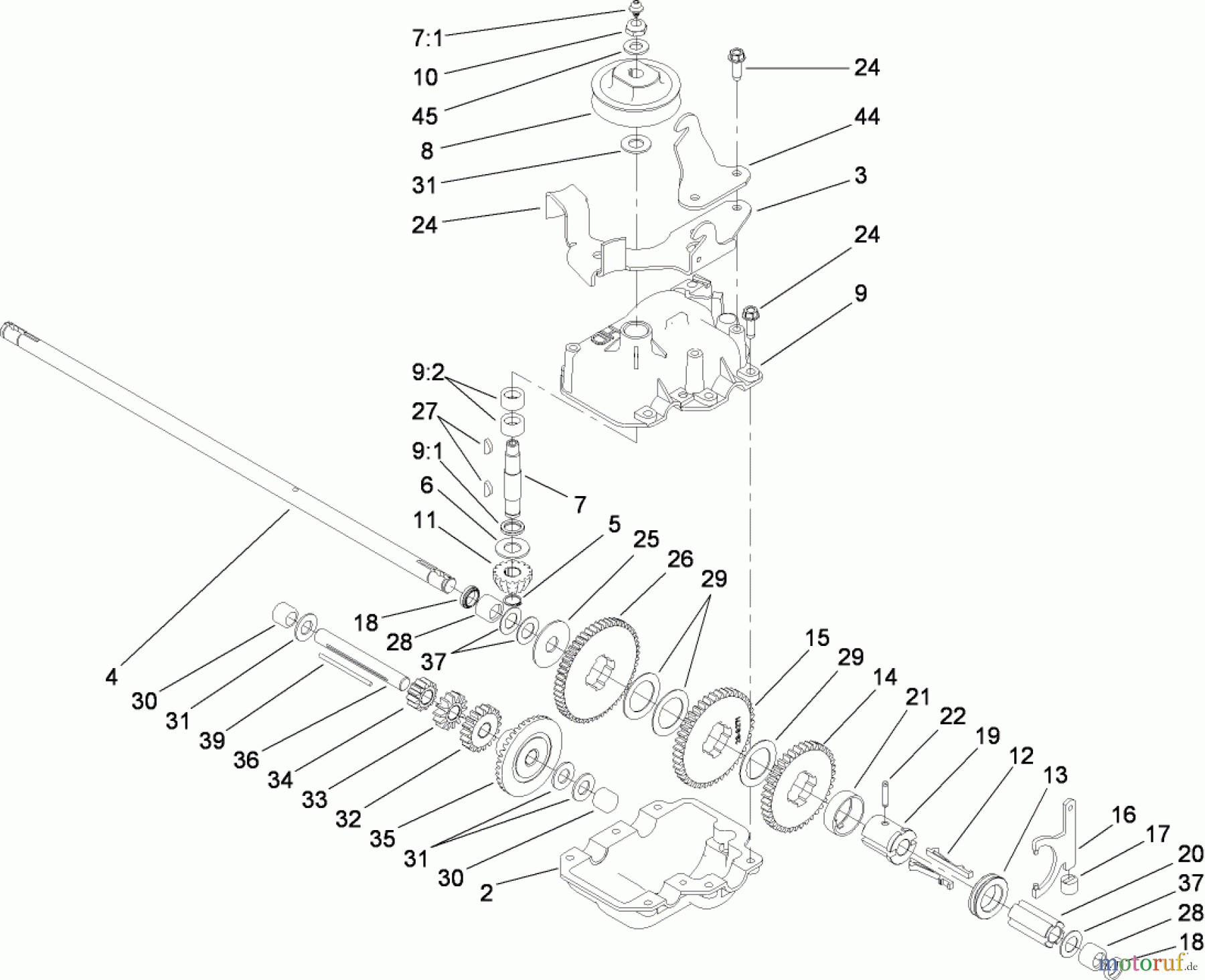 Toro Neu Mowers, Walk-Behind Seite 2 22188 - Toro 21