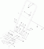 Toro 22188 - 21" Heavy-Duty Recycler/Rear Bagger Lawn Mower, 2010 (310000001-310999999) Ersatzteile HANDLE ASSEMBLY