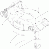 Toro 22193 (PT21) - PT21 Trim Mower, 2008 (280000001-280999999) Ersatzteile HOUSING ASSEMBLY NO. 108-4750