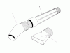 Toro 51545 (550 TBX) - 550 TBX Rake-O-Vac, 1987 (7000001-7999999) Ersatzteile BLOWER TUBE ASSEMBLY