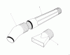 Toro 51535 (450 TX) - 450 TX Air Rake, 1989 (9000001-9999999) Ersatzteile BLOWER TUBE ASSEMBLY